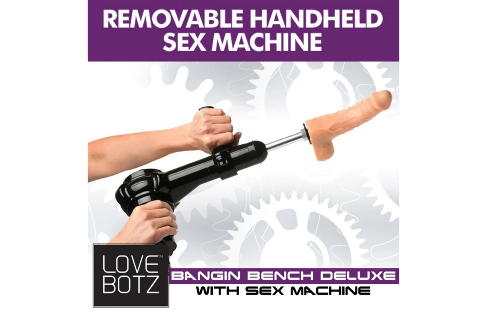 Deluxe Bangin' Bench mit Sexmaschine – Schwarz & bequem