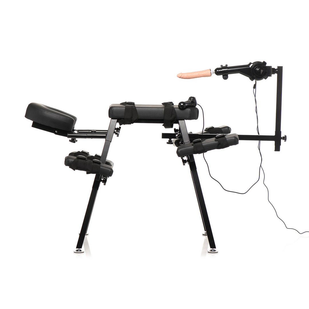 Obedience Bench with Sex Machine – Luxury & Adjustable