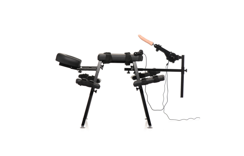 Gehoorzaamheidsbank met Seksmachine – Luxe & Verstelbaar