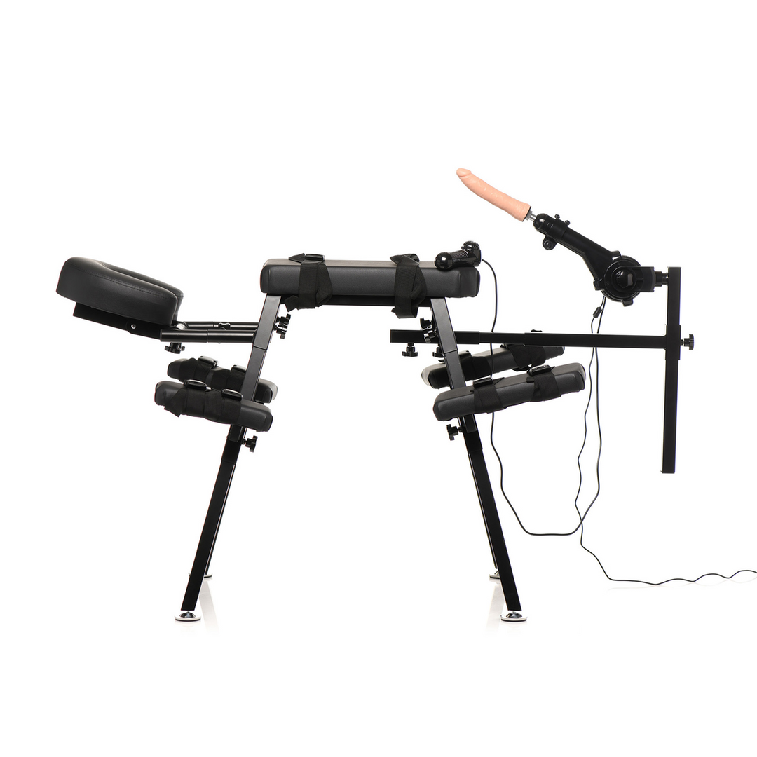 Gehoorzaamheidsbank met Seksmachine – Luxe & Verstelbaar