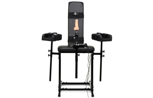 MS Obedience Chair Black - Luxury Bondage & Sex Machine