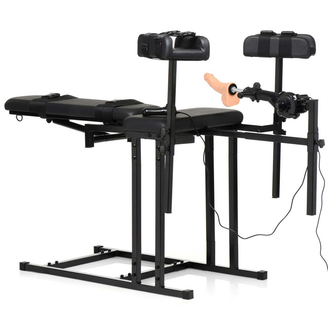 MS Obedience Chair Black - Luxury Bondage & Sex Machine