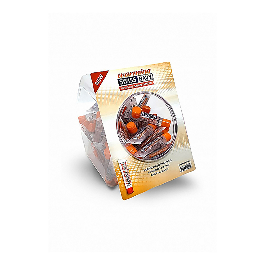 Premium Water-Based Lubricant Warming | Fishbowl 50 Pieces