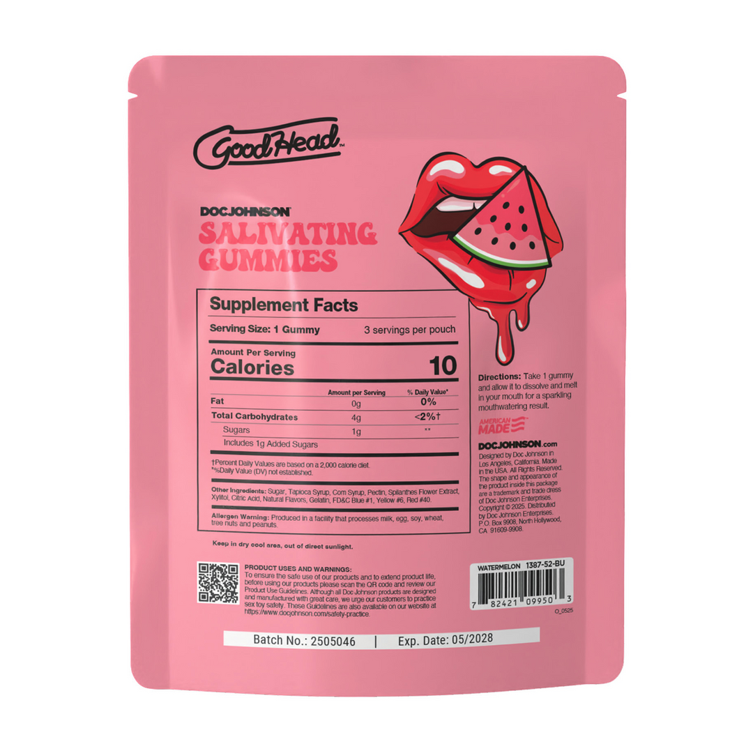 Salivating Gummies - 24 ct display - 12 gr - Watermelon