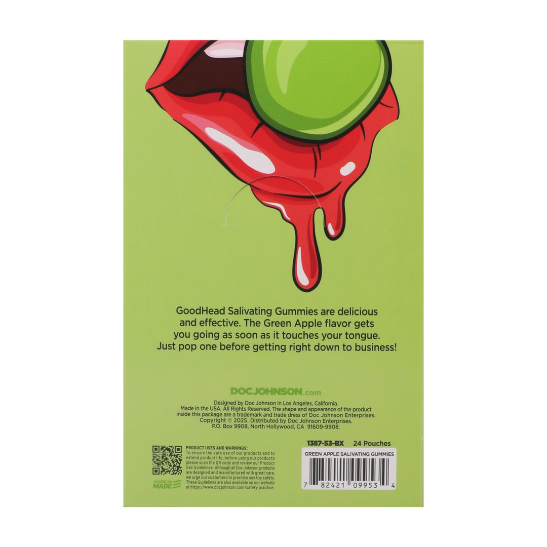 Speekselopwekkende Gummies Groene Appel – 24 stuks display