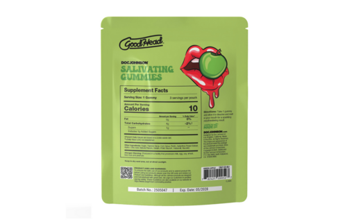 Saliva-Inducing Green Apple Gummies – 24-piece display