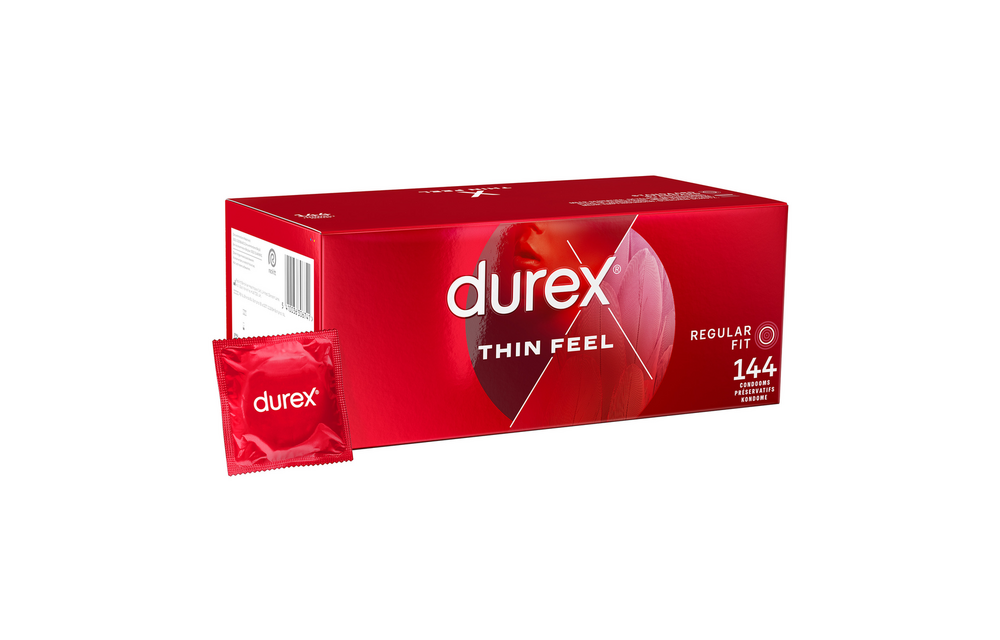 Durex Dunne Voel Condooms 144 stuks - Extra Dun & Veilig