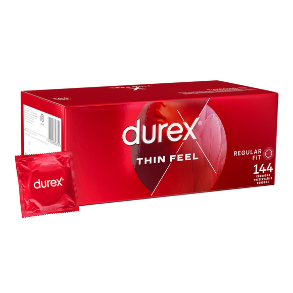 Durex Thin Feel Condoms 144 pieces - Extra Thin & Safe