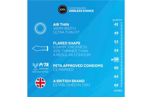 EXS Air Thin - Condoms - 144 Stuks