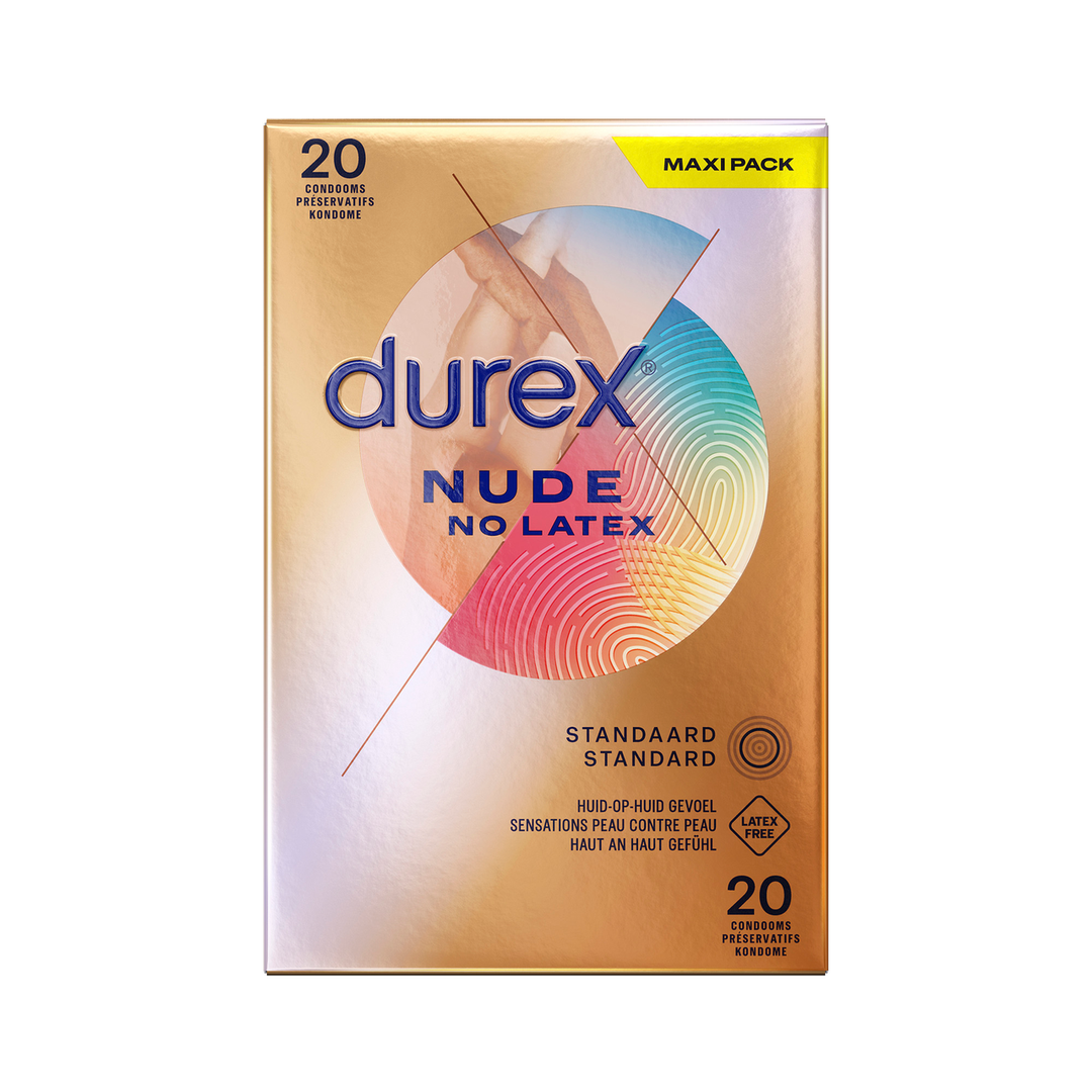Condooms Nude XL – Ultradun, Natuurlijk & Extra Groot 20 stuks