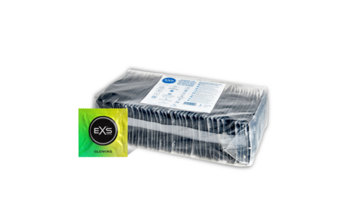EXS Glowing Condooms – 100 stuks Glow in the Dark plezier