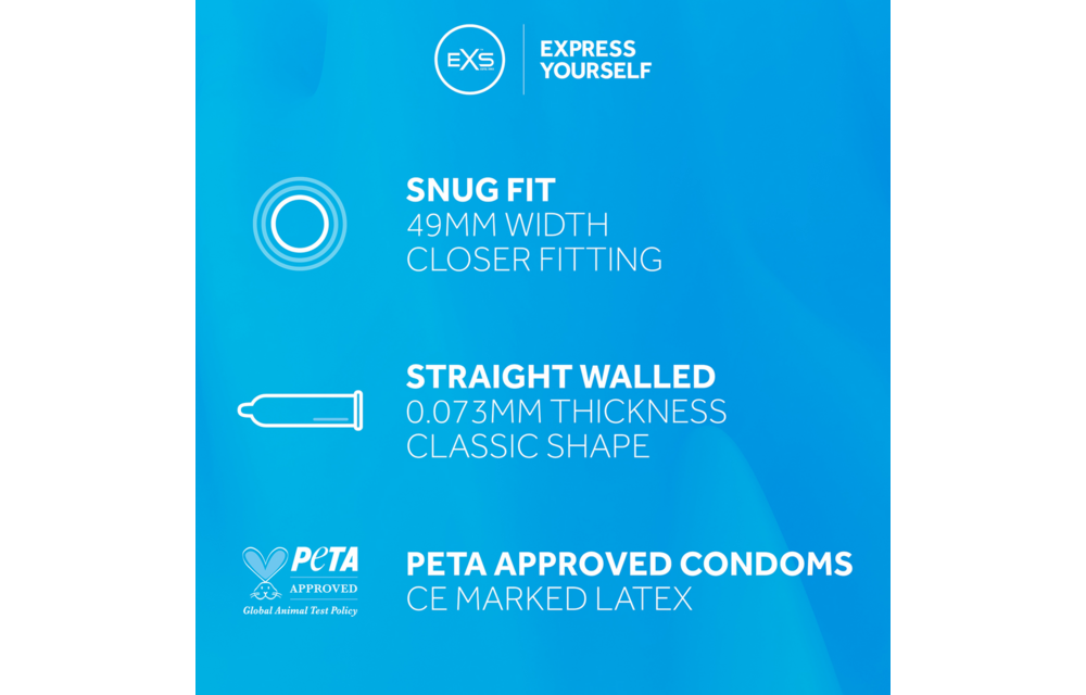 EXS Snug Fit Condoms 144 pieces – Strong, Thin & Comfortable