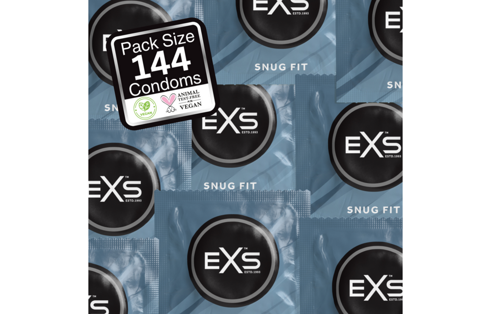 EXS Snug Fit Kondome 144 Stück – Stark, dünn und bequem