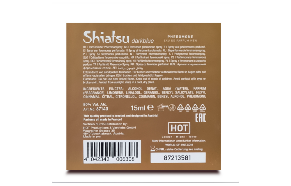 Pheromon-Duft für Männer Dunkelblau 15 ml – Unwiderstehlich & Stark