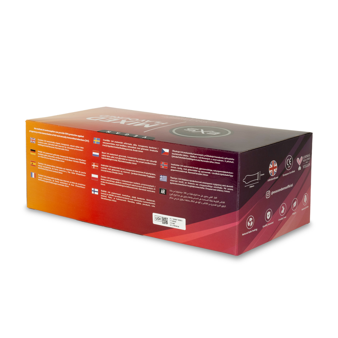 EXS Mixed Flavoured - Condoms - 144 Pieces