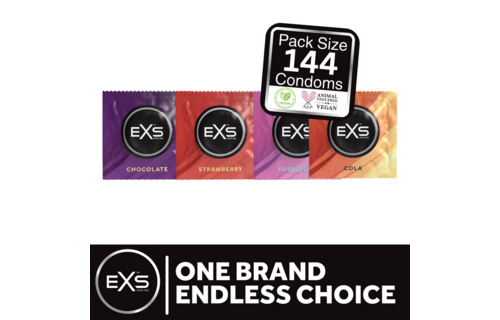 EXS Gemengde Smaken - Condoms - 144 Stuks