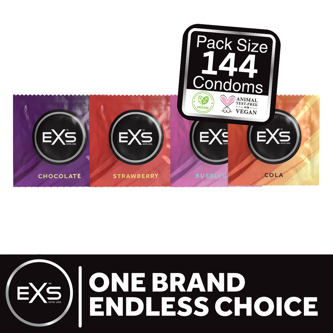 EXS Gemengde Smaken - Condoms - 144 Stuks