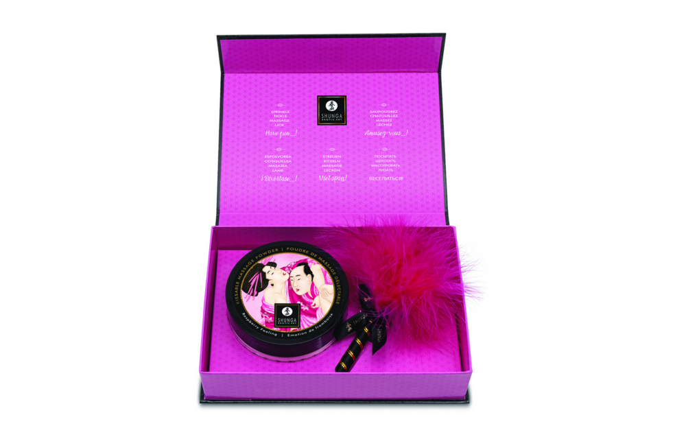 Kissable Body Powder - Himbeer Gefühl - 2,65 oz / 75 gr