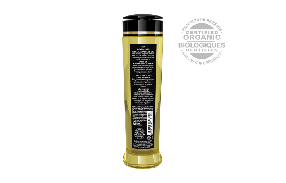 Organica Massageöl Grüner Tee 240 ml – Natürlich & sanft
