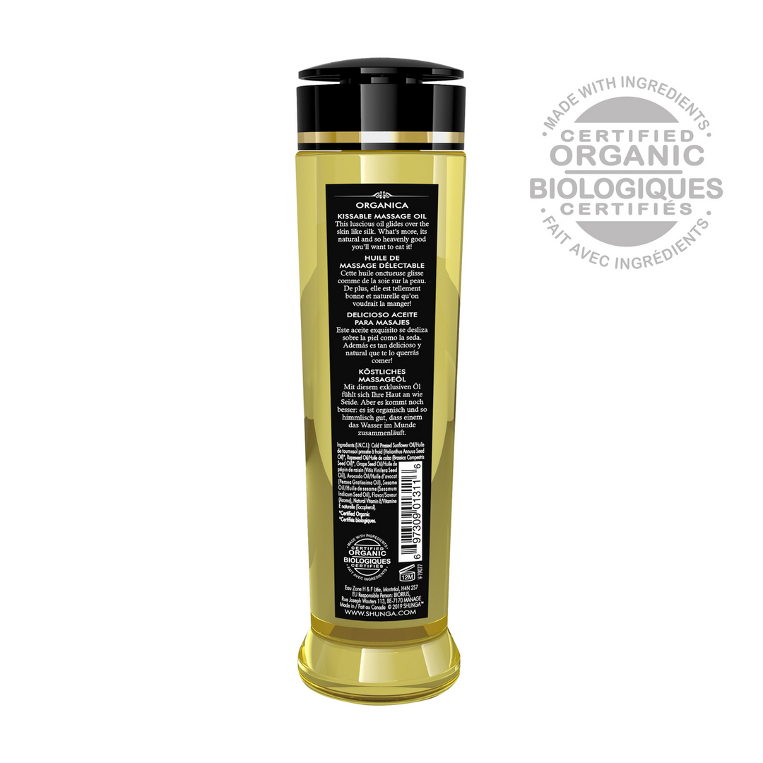 Organica Massageöl Grüner Tee 240 ml – Natürlich & sanft