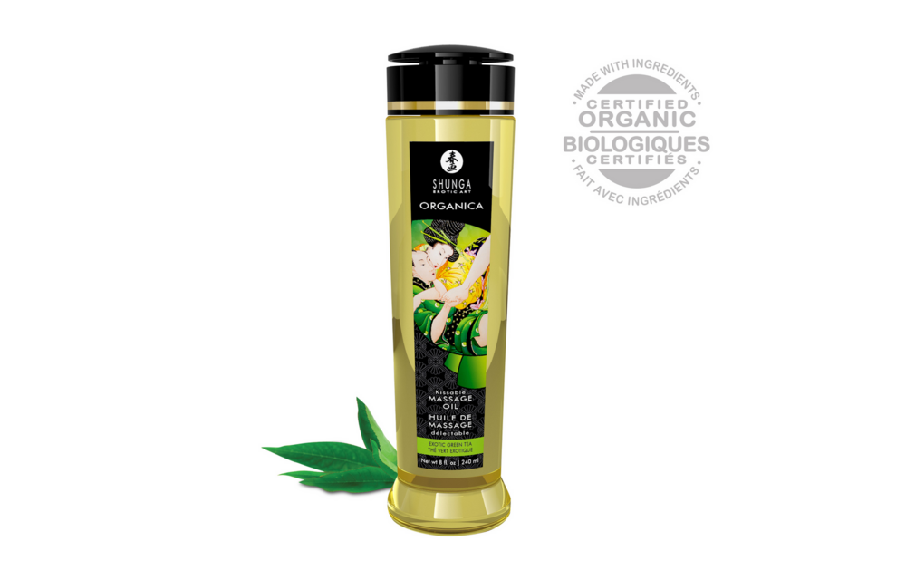 Organica Massage Olie - Groene thee - 8 fl oz / 240 ml