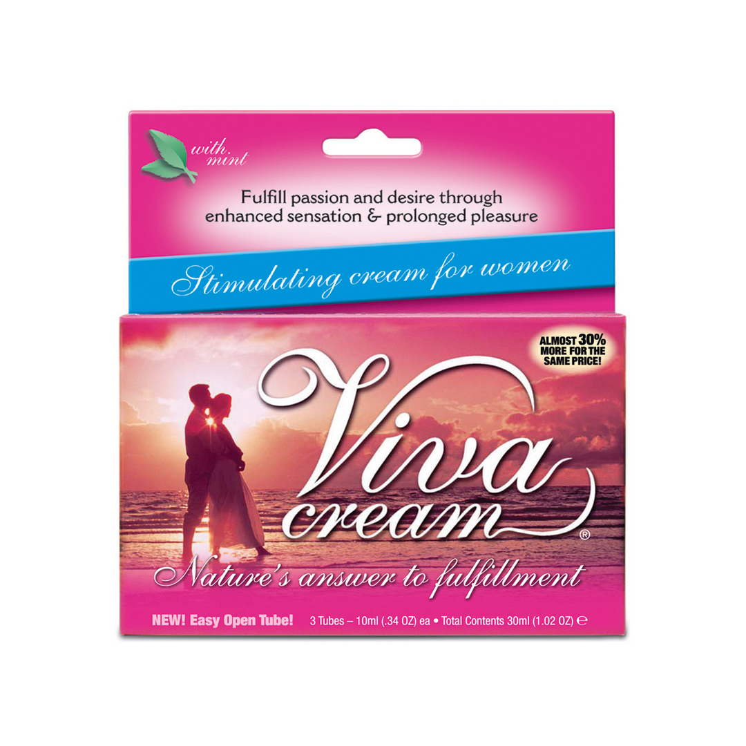 Viva Cream Stimulierende Creme für Frauen – 3 x 10 ml