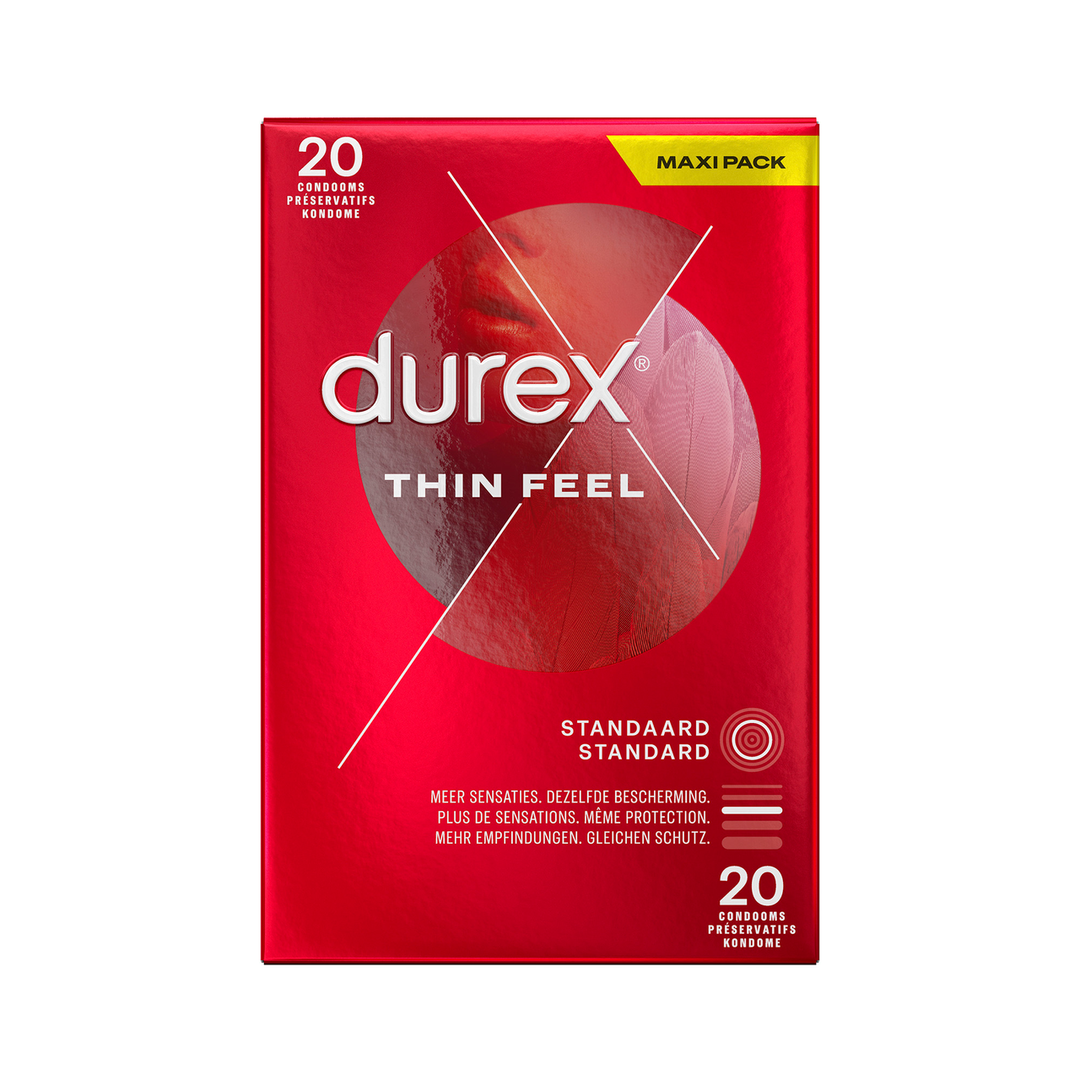 Thin Feel Condoms 20 pieces – More Sensation, Top Safety