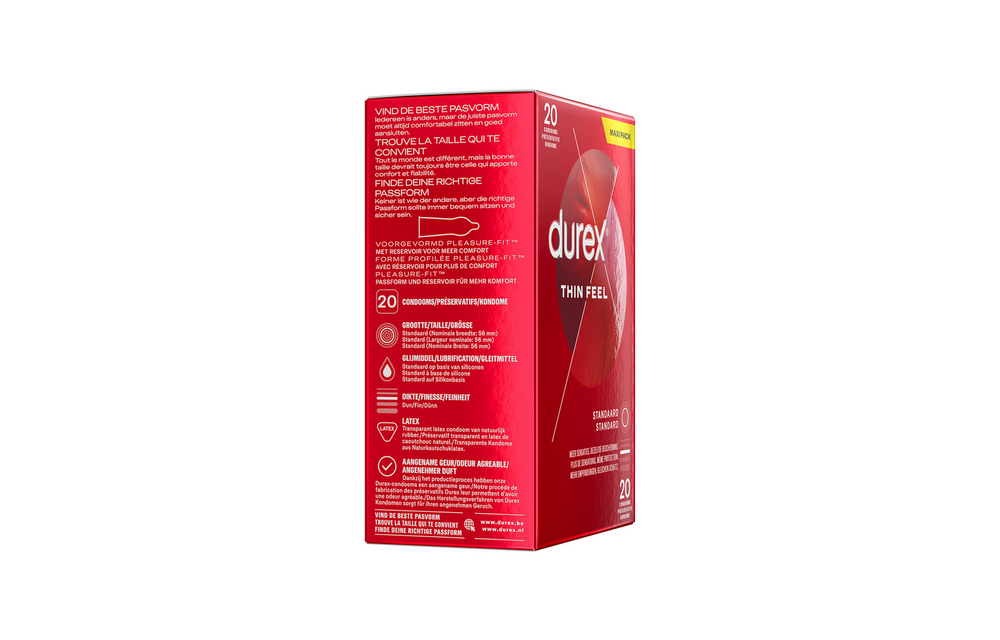 Thin Feel Condoms 20 pieces – More Sensation, Top Safety