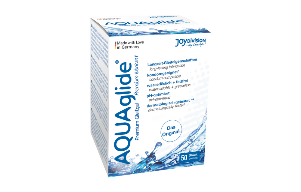 Aquaglide Neutral Gleitmittel 50 x 3 ml | Wasserbasiert Analsex