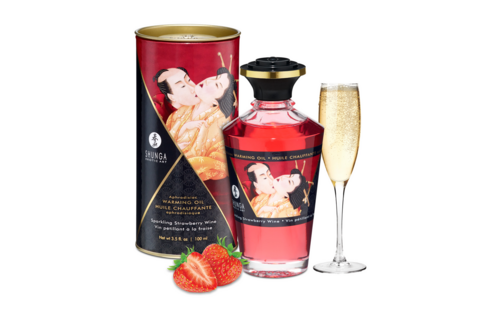 Aphrodisia Öl Spritziger Erdbeerwein 100 ml – Intensive Empfindungen