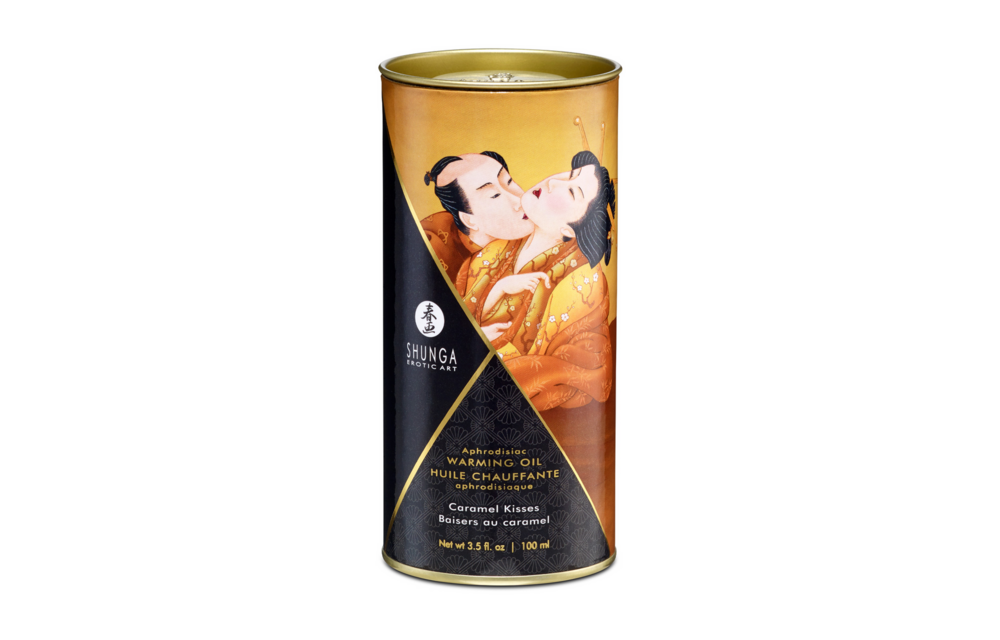Aphrodisia Olie Karamel Kussen 100ml – Warm Sensueel Genot