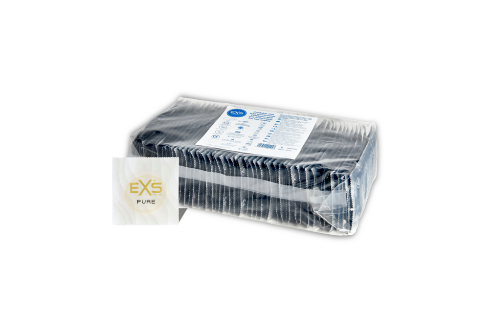 EXS Pure Condoms 100 pieces – Ultra-thin, Durable & Comfortable
