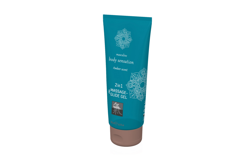 2 in 1 Massage en Glide Gel - Amber - 7 fl oz / 200 ml