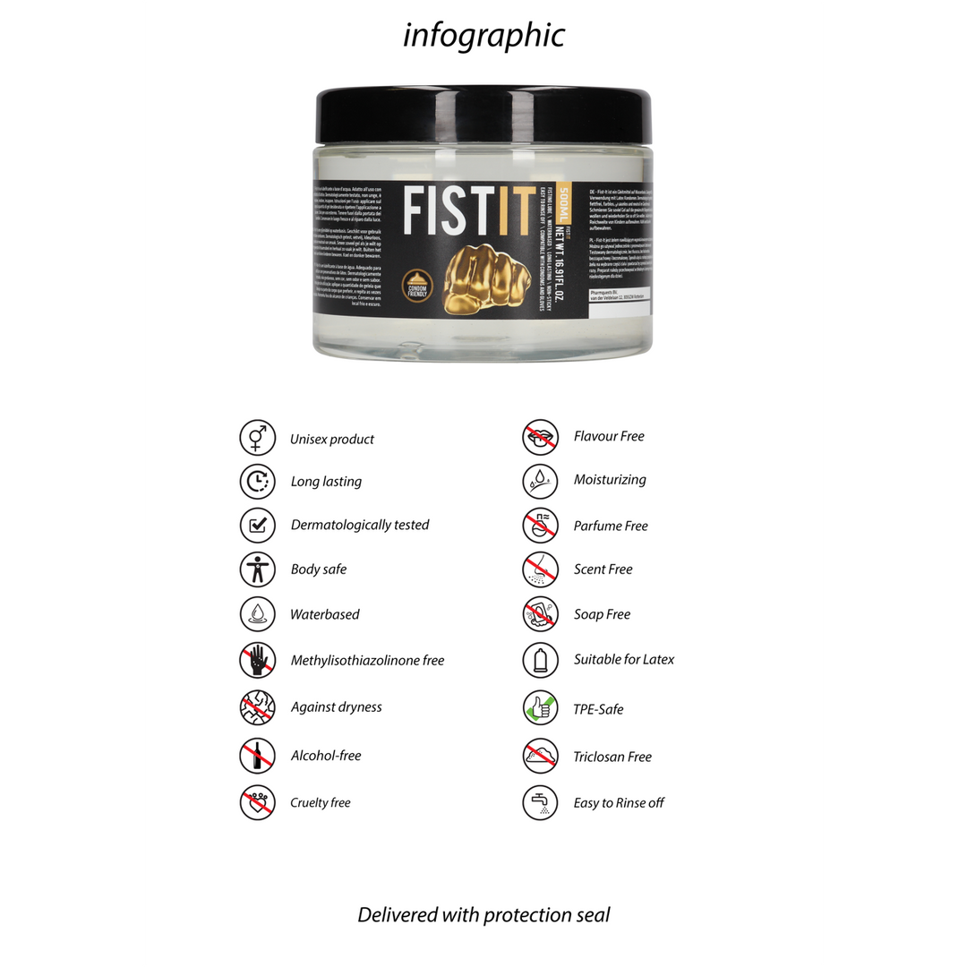 Waterbased Glijmiddel - 17 fl oz / 500 ml