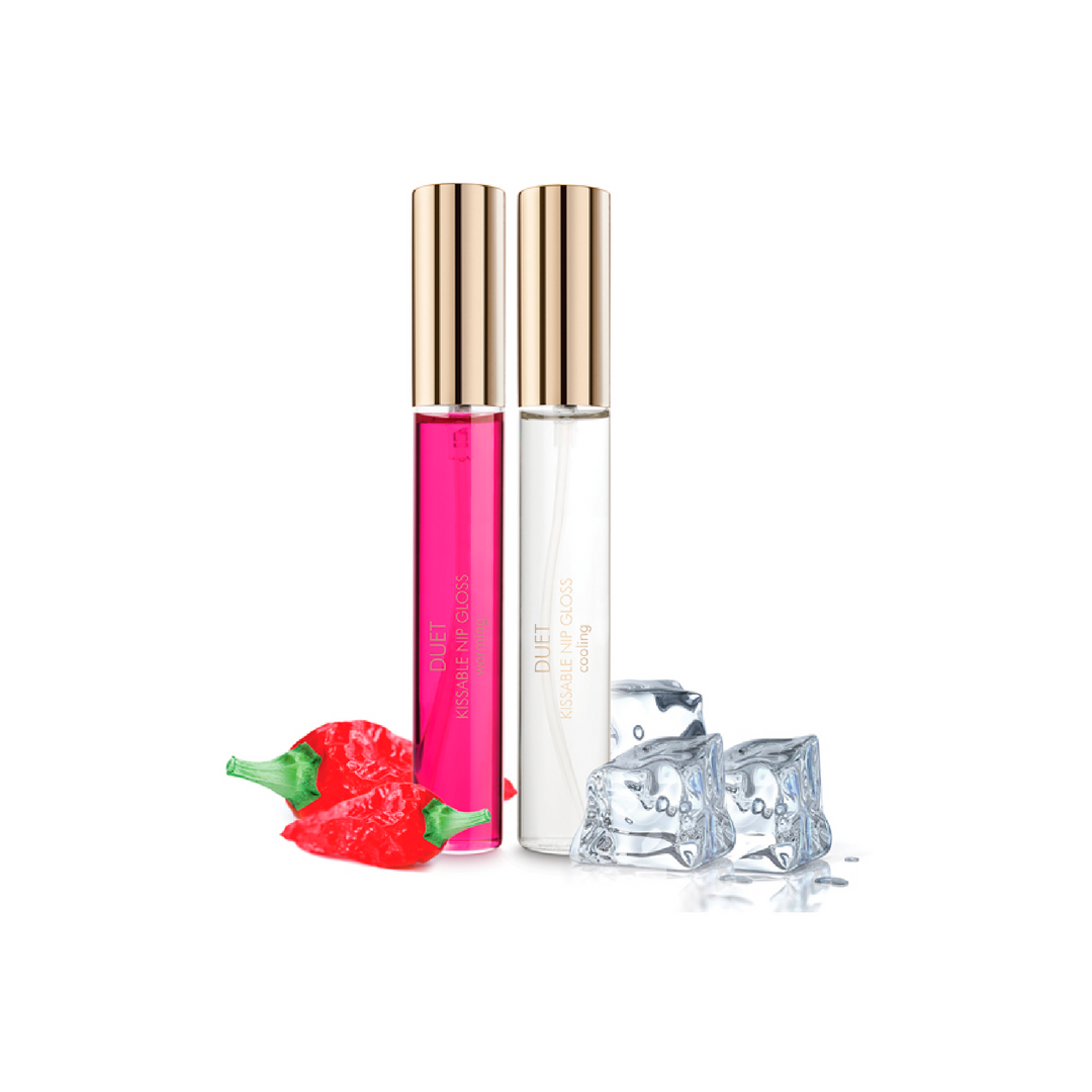 Küssbare Nip Gloss Kühlen und Wärmen - 2 Stück á 0,4 fl oz / 2 Stück á 13 ml