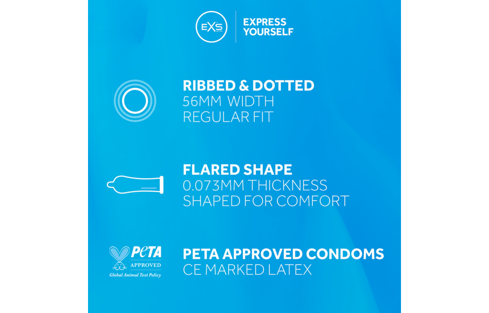 EXS 3 in 1 Condooms - Comfort, Stimulatie & Veiligheid
