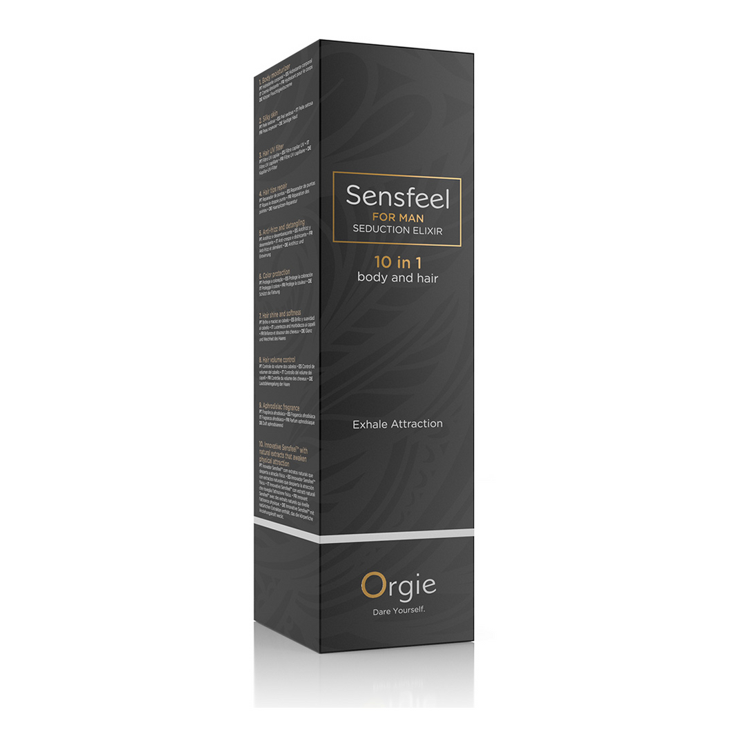 Sensfeel - Haar- en Bodylotion met Pheromonen voor Mannen - 3.38 fl oz / 100 ml