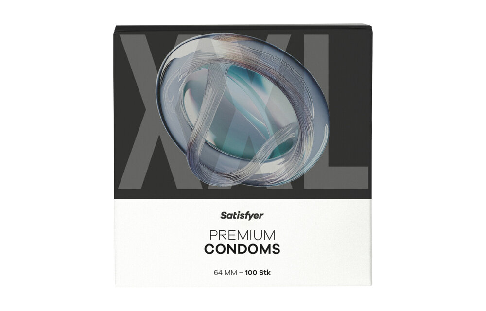 Condoms Size XXL 64 mm - 100 Pieces | Top Quality Latex
