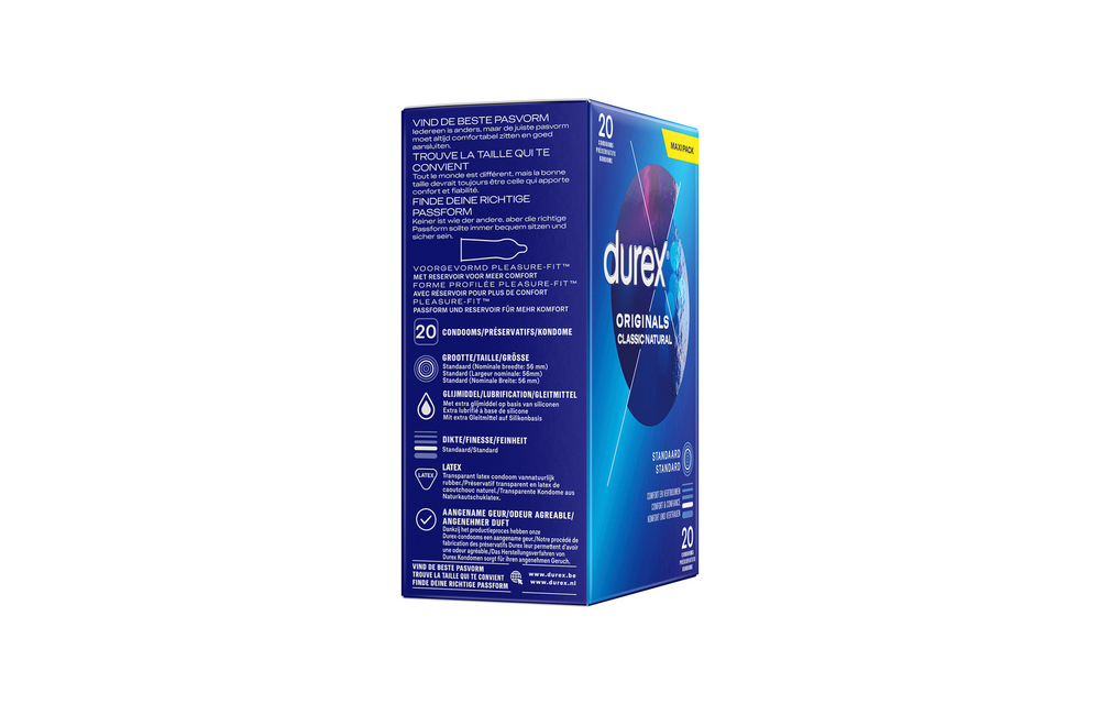 Originals Classic Natural Condooms - 20 stuks Veilig & Natuurlijk