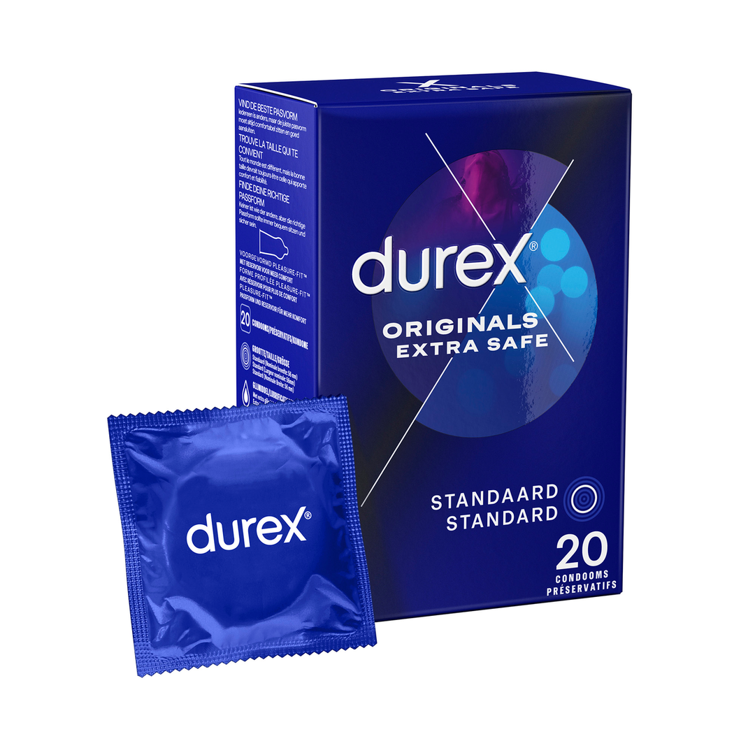 Durex Originals Extra Safe condooms 20 stuks - Veilig & Comfort