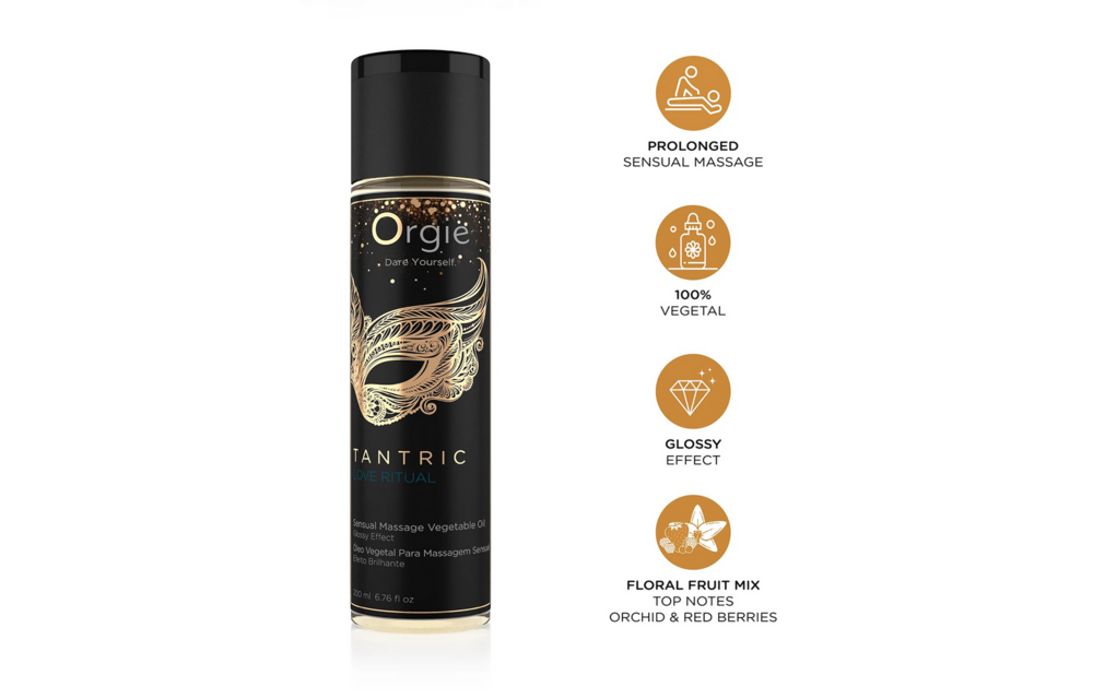 Tantrische Liebesritual - Shining Effect Massageöl - 7 fl oz / 200 ml