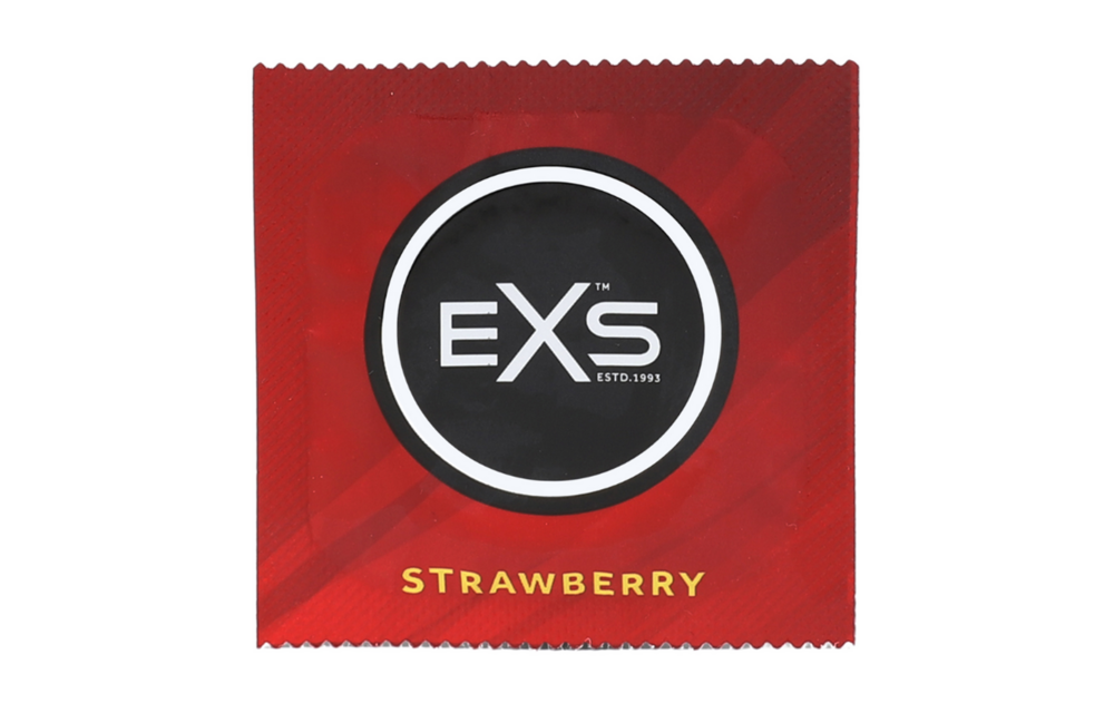 EXS Strawberry Condoms – 100 Pieces | Sweet & Safe Pleasure