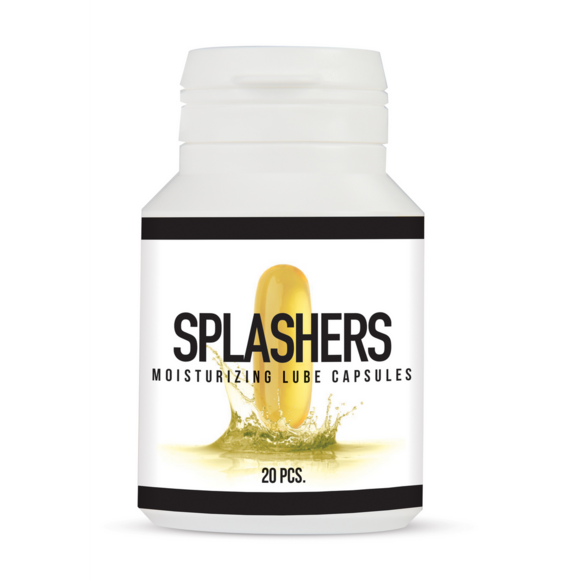 Splashers Glijmiddel Capsules – 20 stuks, Comfort & Natuurlijk