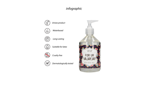 Voor Ur Vajayjay Glijmiddel Waterbasis 500Ml - Natuurlijk & Veilig
