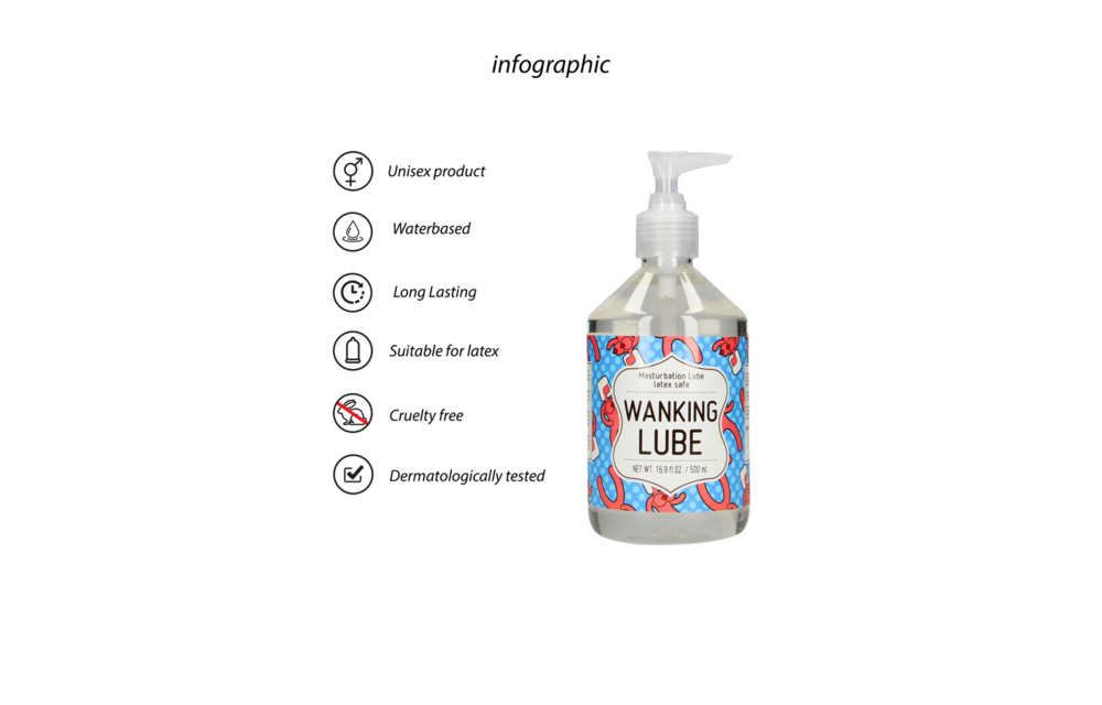 Wanking Lube – Safe & Gentle Masturbation Lubricant 500 ml