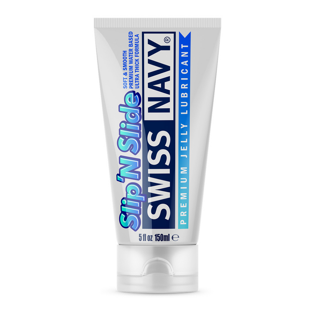 Slip'N Slide - Soft and Smooth Premium Waterbased Ultra Thick Jelly Lubricant - 5 fl oz / 148 ml