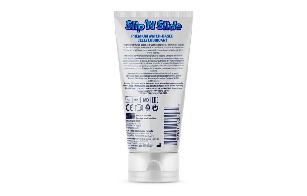 Slip'N Slide Premium Gleitmittel – Dickflüssiges Gleitmittel auf Wasserbasis