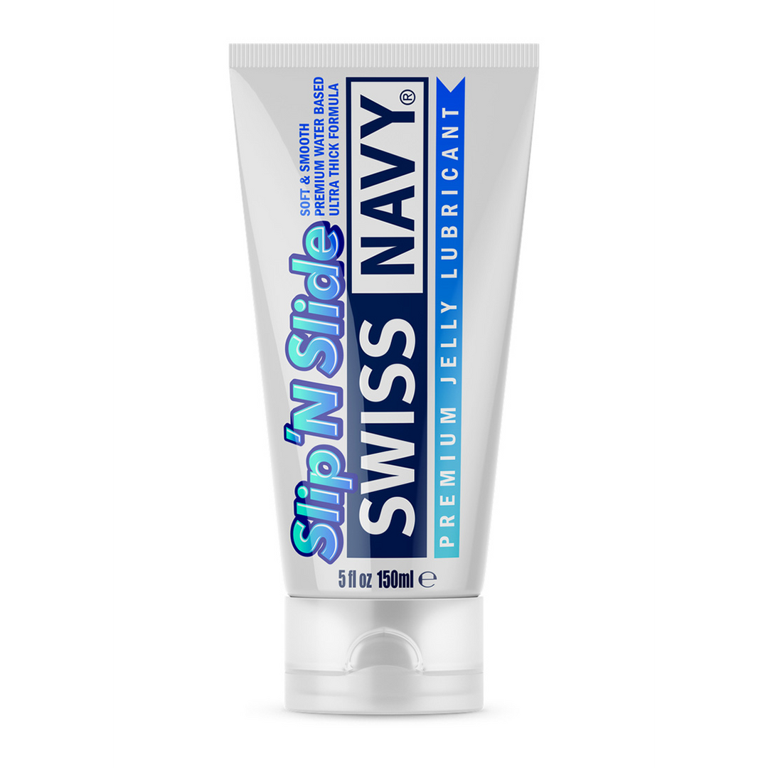 Slip'N Slide - Soft and Smooth Premium Waterbased Ultra Thick Jelly Lubricant - 5 fl oz / 148 ml