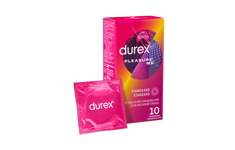 Durex Pleasure Me Condoms – Thin, Safe & Sensual – 10 pieces