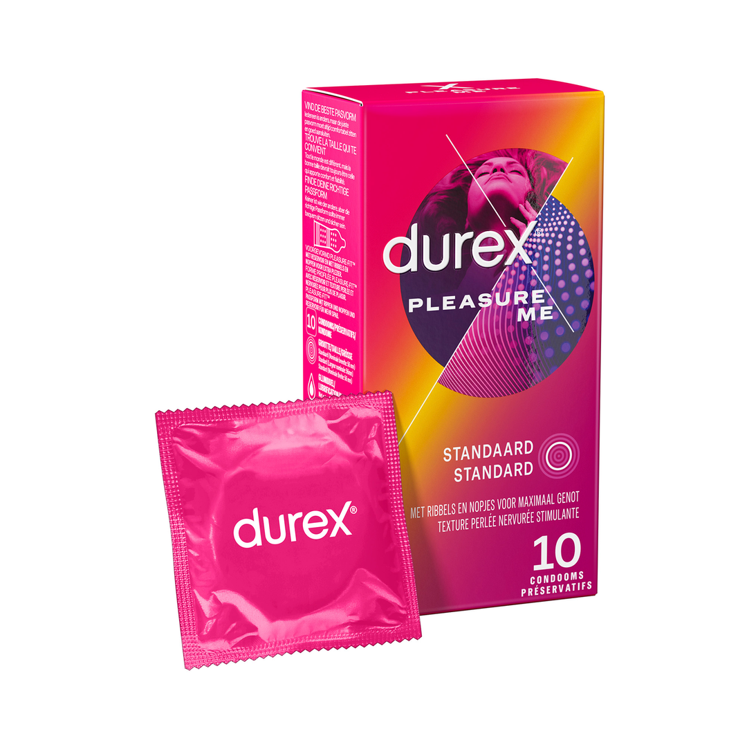 Durex Pleasure Me Condoms – Thin, Safe & Sensual – 10 pieces